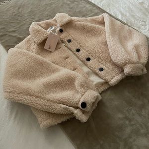 Cropped Teddy jacket